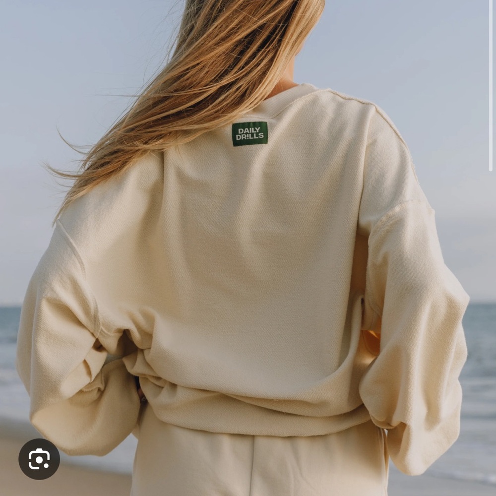 Daily Drills Cream Sweatpants